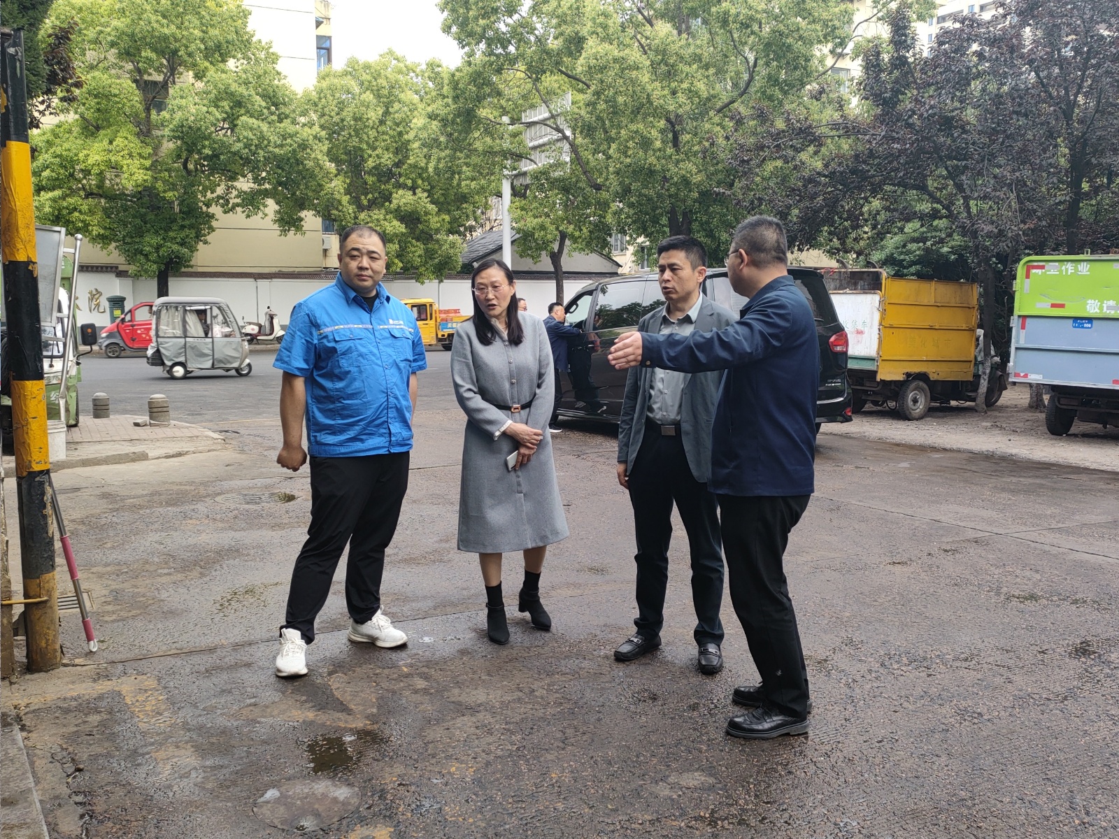 市城管局环卫中心开展五一节前安全生产检查