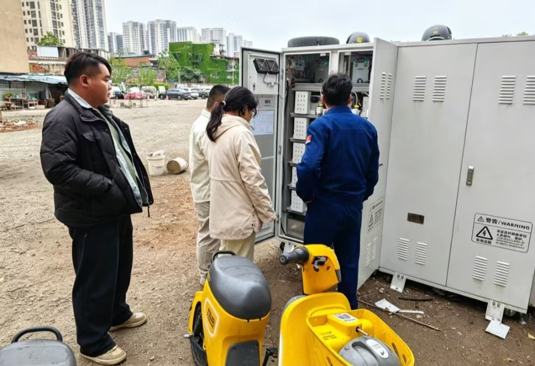 市停车中心开展五一节前安全生产检查